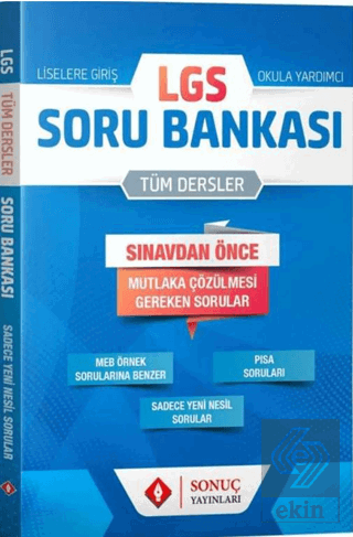 LGS Tüm Dersler Soru Bankası