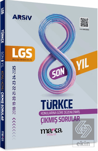 LGS Türkçe Konu Konu Çıkmış Sorular Son 8 Yıl
