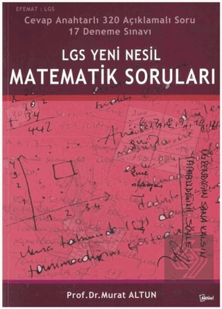 LGS Yeni Nesil Matematik Soruları Murat Altun