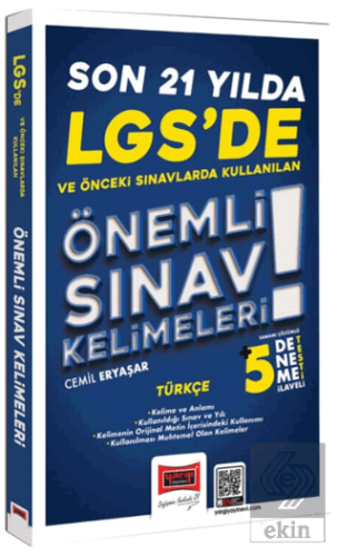 LGSde Son 21 Yılda Çıkan Önemli Türkçe Sınav Kelimeleri