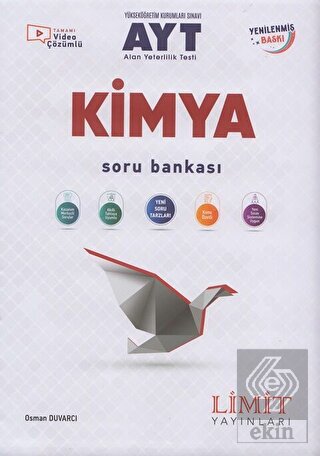 Limit Yayınları AYT Kimya Soru Bankası