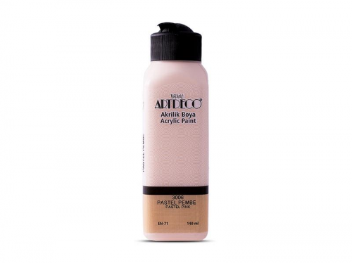 LİSANS ARTDECO AKRİLİK BOYA 140 ML PASTEL PEMBE