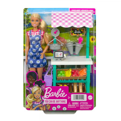 Lisanslı Barbie Çiftçi Pazarı Oyun Seti