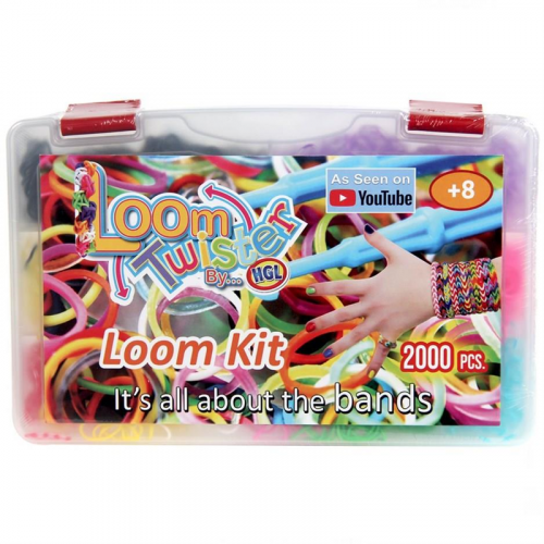 Lisanslı Rainbow Loom Twister Set 2000 Parça