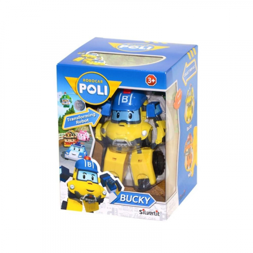 Lisanslı Robocar Poli Robot Figür Bucky