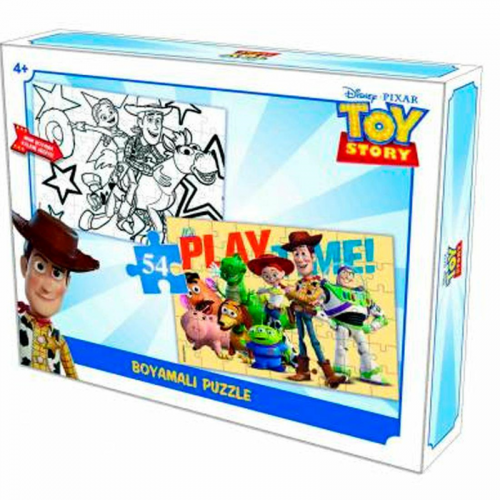 Lisanslı Toy Story 54 Parça Boyamalı Puzzle