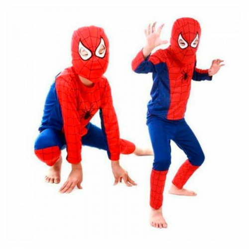 Lisanslı Trio 7-9 Yaş Spiderman Karakter Kostümü K