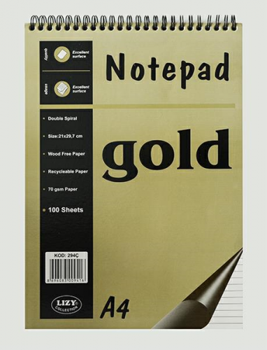 LİZ A4 COLLEGE SPİRALLİ BLOKNOT 100 YAP.ÇZGA4