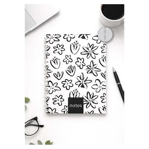 LİZY 17*24 SERT KP 120YP SİYAH BEYAZ DEFTER ÇİZGİLİ