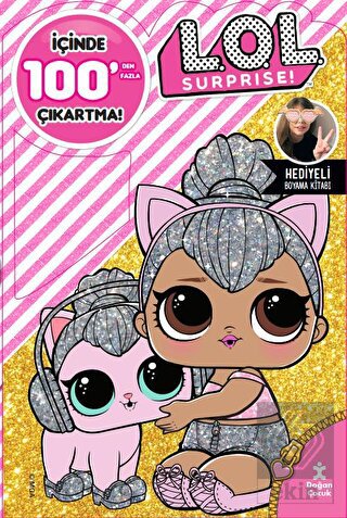 LOL Surprise 100+ Çıkartma Hediyeli Boyama Kitabı