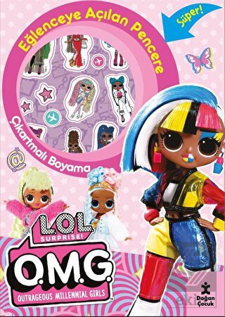 LOL Surprise Eğlenceye Açılan Pencere Çıkartmalı B