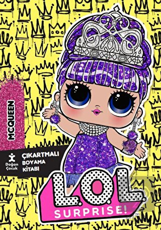 Lol Surprise Mcqueen Çıkartmalı Boyama Kitabı