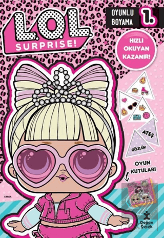Lol Surprise! Oyunlu Boyama 1 - Hızlı Okuyan Kazan