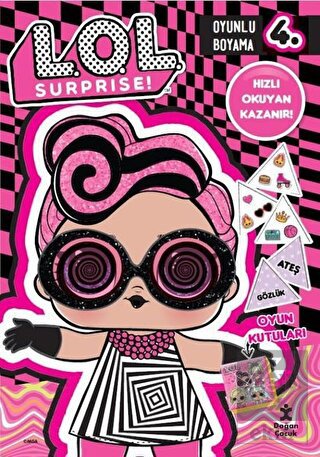 Lol Surprise! Oyunlu Boyama 4 - Hızlı Okuyan Kazan