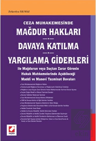 Mağdur Hakları Davaya Katılma Yargılama Giderleri