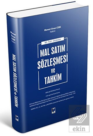 Mal Satım Sözleşmesi ve Tahkim