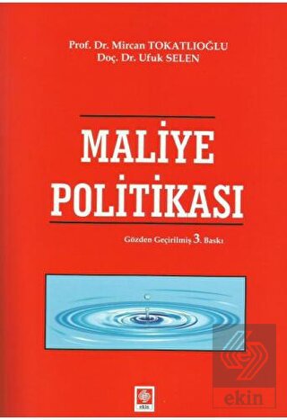 Maliye Politikası Mircan Tokatlıoğlu