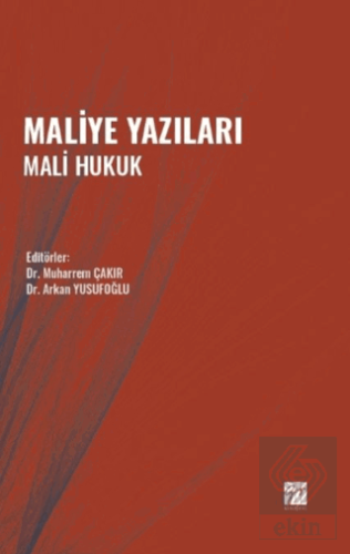 Maliye Yazıları Mali Hukuk