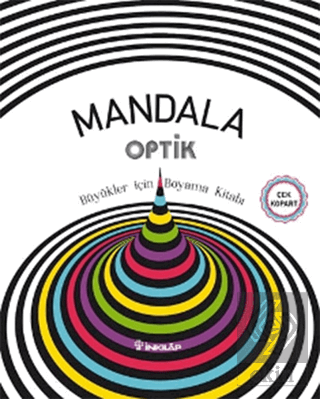 Mandala Optik - Büyükler İçin Boyama Kitabı