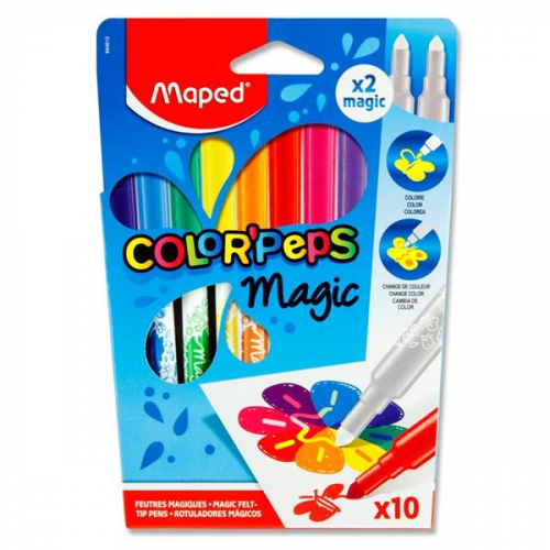 Maped Color Peps Magic Sihirli Keçeli Kalem 10 Ren