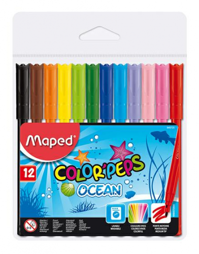 MAPED COLOR PEPS OCEAN KEÇELİ 12 Renk
