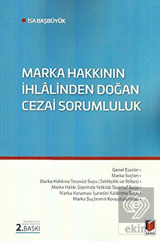 Marka Hakkının İhlalinden Doğan Cezai Sorumluluk