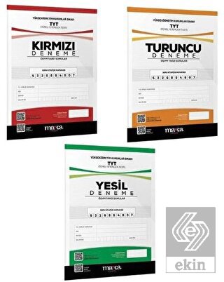 Marka Yayınları TYT Kırmızı Turuncu Yeşil 3'lü Den