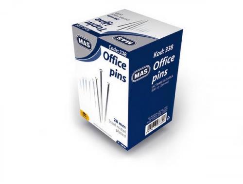 Mas 338 Toplu İğne 500 Gr Nikelli 28 mm