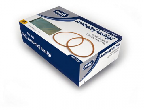 Mas 355 Midi Ambalaj Lastiği %100 Kauçuk 50 Gr.Kut