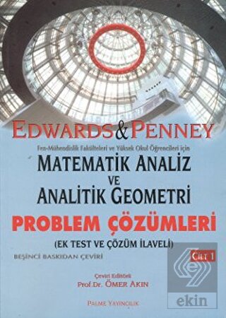 Matematik Analiz ve Analitik Geometri - Problem Çö