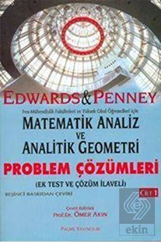 Matematik Analiz ve Analitik Geometri Problem Çözü