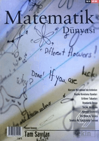 Matematik Dünyası Dergisi Sayı:105 Yıl:2017