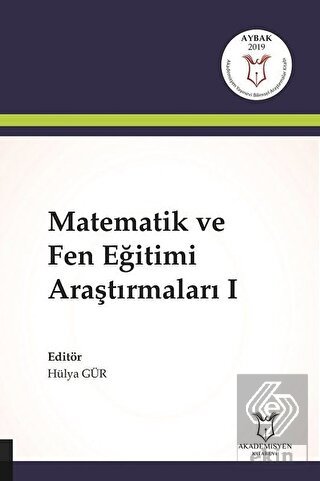 Matematik ve Fen Eğitimi Araştırmaları 1