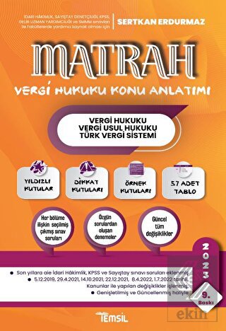 Matrah Vergi Hukuku Konu Anlatımı