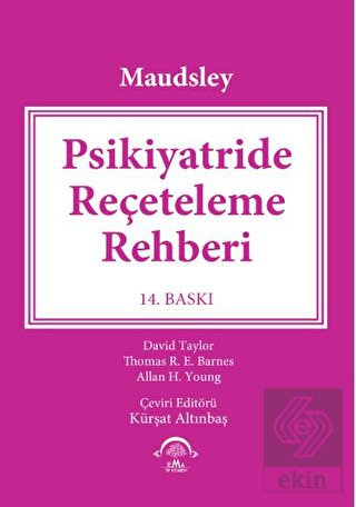 Maudsley - Psikiyatride Reçeteleme Rehberi