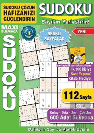 Maxi Bulmaca Sudoku 26 - 26/02 Kolektif Maxi Yayıncılık Satın Al - eki