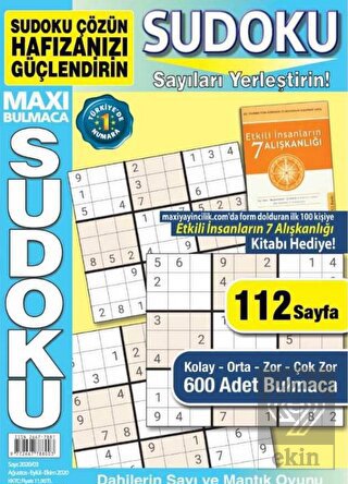 Maxi Bulmaca Sudoku 3