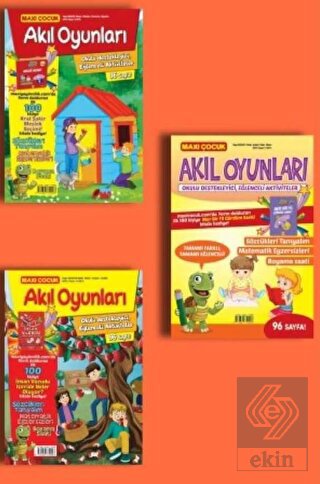 Maxi Çocuk Akıl Oyunları 3'lü Set