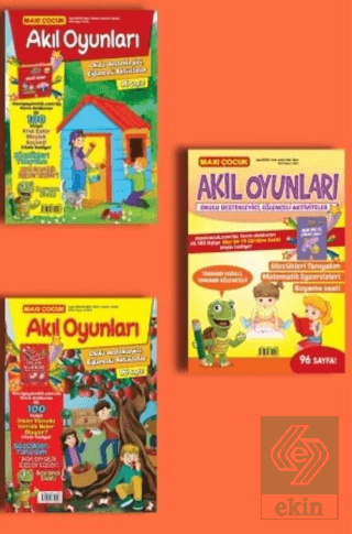 Maxi Çocuk Akıl Oyunları 3'lü Set