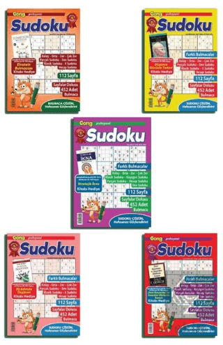 Maxi GongSudoku 5'li Set