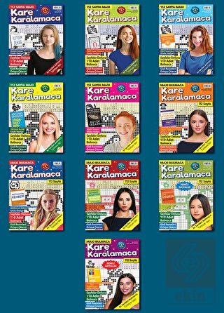 Maxi Kare Karalamaca 10'Lu Set