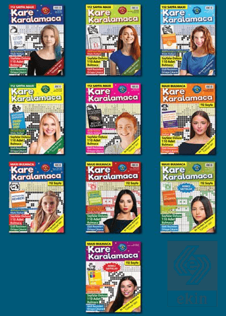 Maxi Kare Karalamaca 10'Lu Set