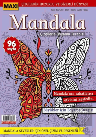 Maxi Mandala Çizgilerle Boyama Terapisi 5