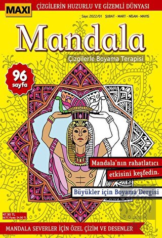 Maxi Mandala Çizgilerle Boyama Terapisi 6