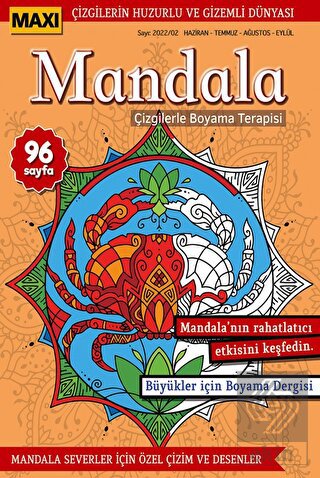 Maxi Mandala Çizgilerle Boyama Terapisi 7