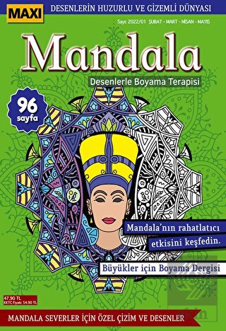 Maxi Mandala Desenlerle Boyama Terapisi 6