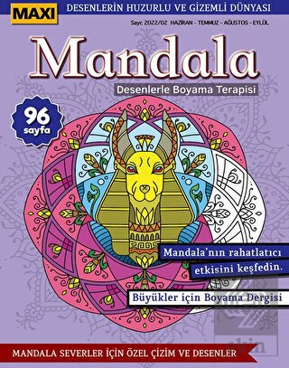 Maxi Mandala Desenlerle Boyama Terapisi 7