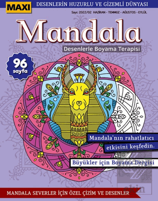 Maxi Mandala Desenlerle Boyama Terapisi 7