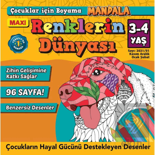 Maxi Mandala Renklerin Dünyası Mandala 1