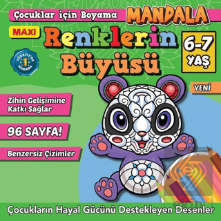 Maxi Renklerin Büyüsü Çocuklar İçin Boyama 10 İlhan Arlı Maxi Yayıncıl